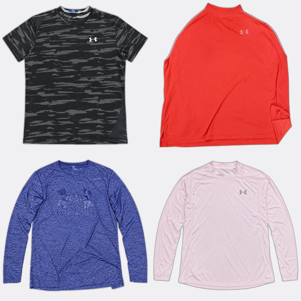 Under Armour Sports T-Shirts Bundle in mixed sizes and colours. Grade A/B/C. 