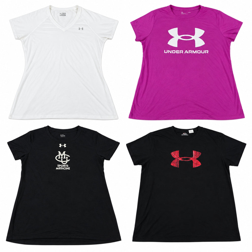 Under Armour T-Shirts Bundle in mixed sizes and colours. Grade A/B/C.