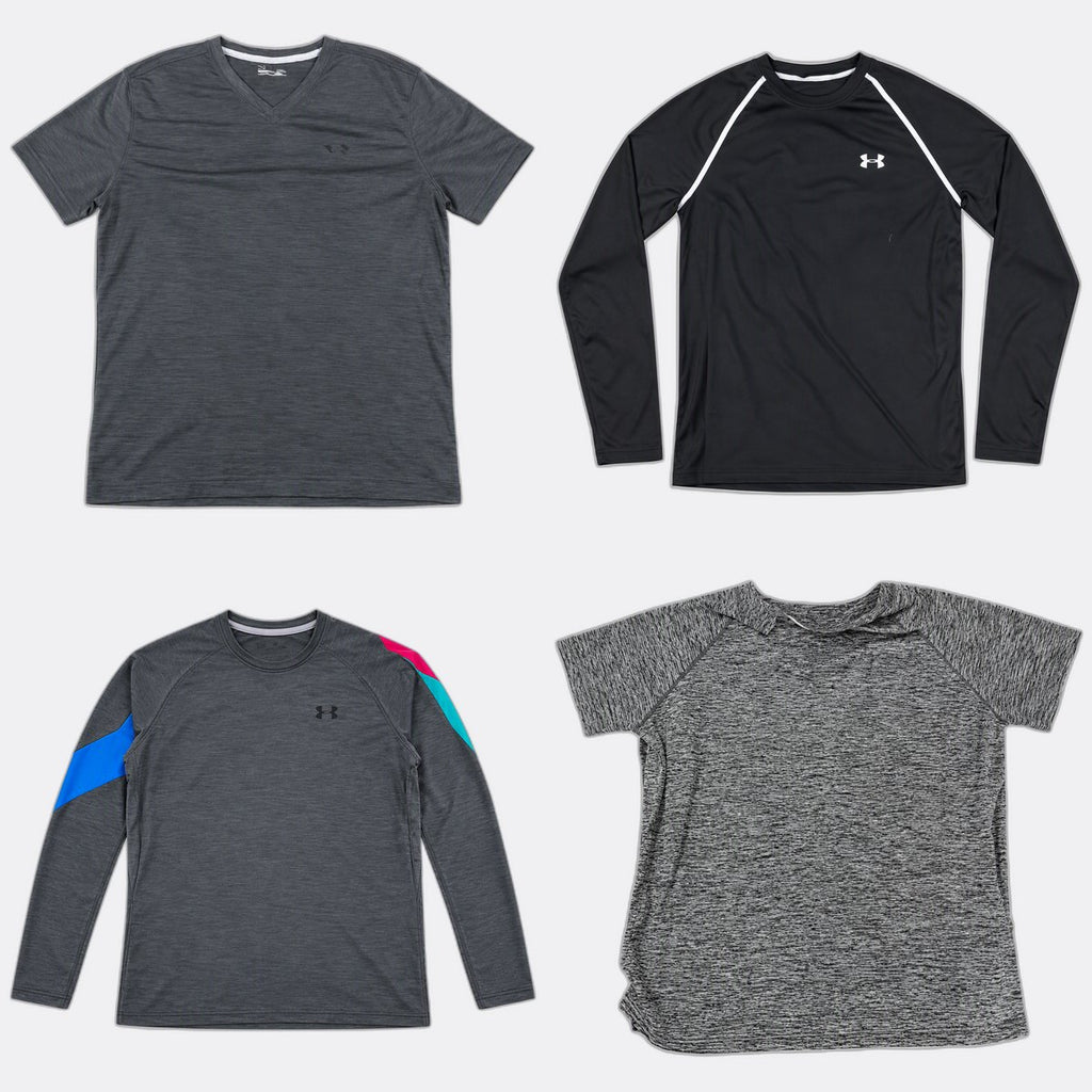 Under Armour Sports T-Shirts Bundle in mixed sizes and colours. Grade A/B/C.