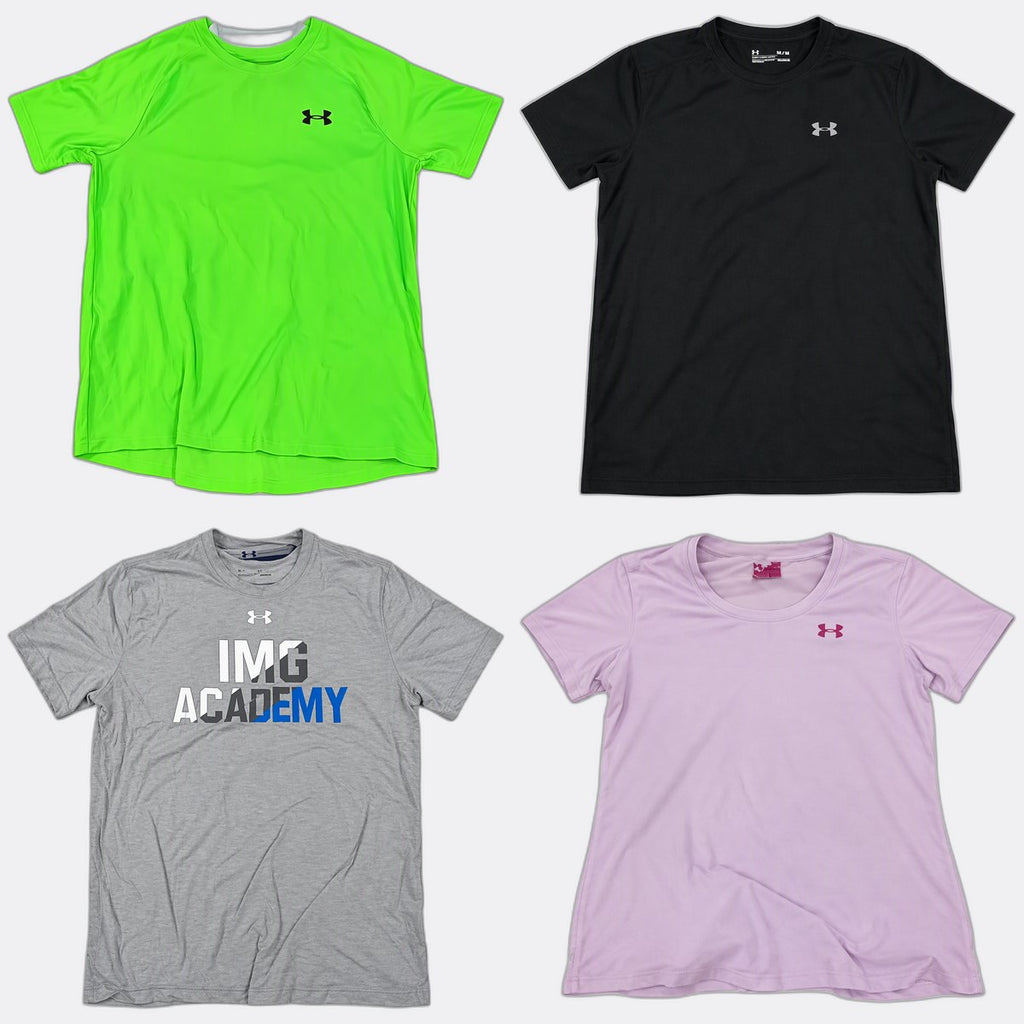 Under Armour Sports T-Shirts Bundle in mixed sizes and colours. Grade A/B/C. 