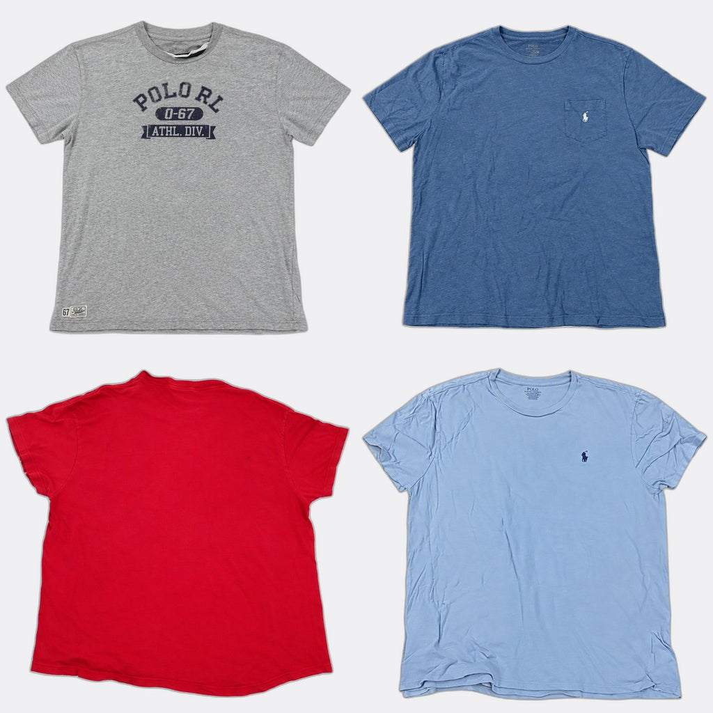 Vintage Polo T-Shirts Bundle in mixed sizes and colours. Grade A/B/C.
