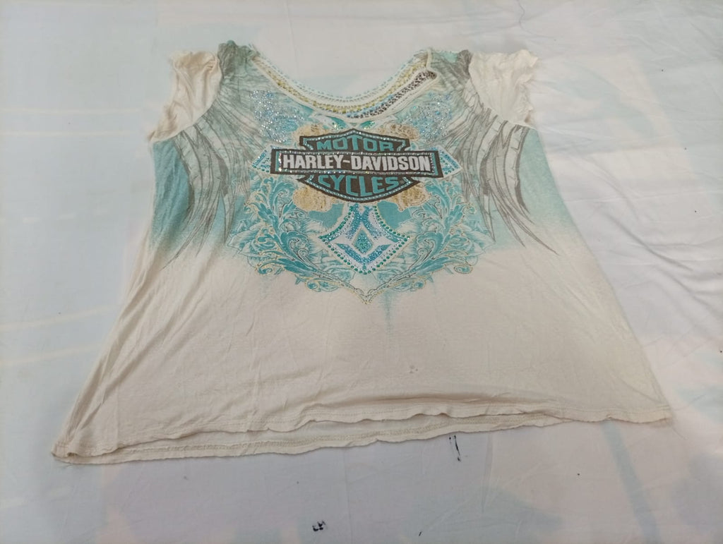 Vintage Harley Baby Tees Bundle  in mixed sizes and colours, Grade A/B/C.