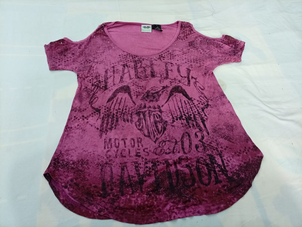 Vintage Harley Baby Tees Bundle  in mixed sizes and colours, Grade A/B/C.