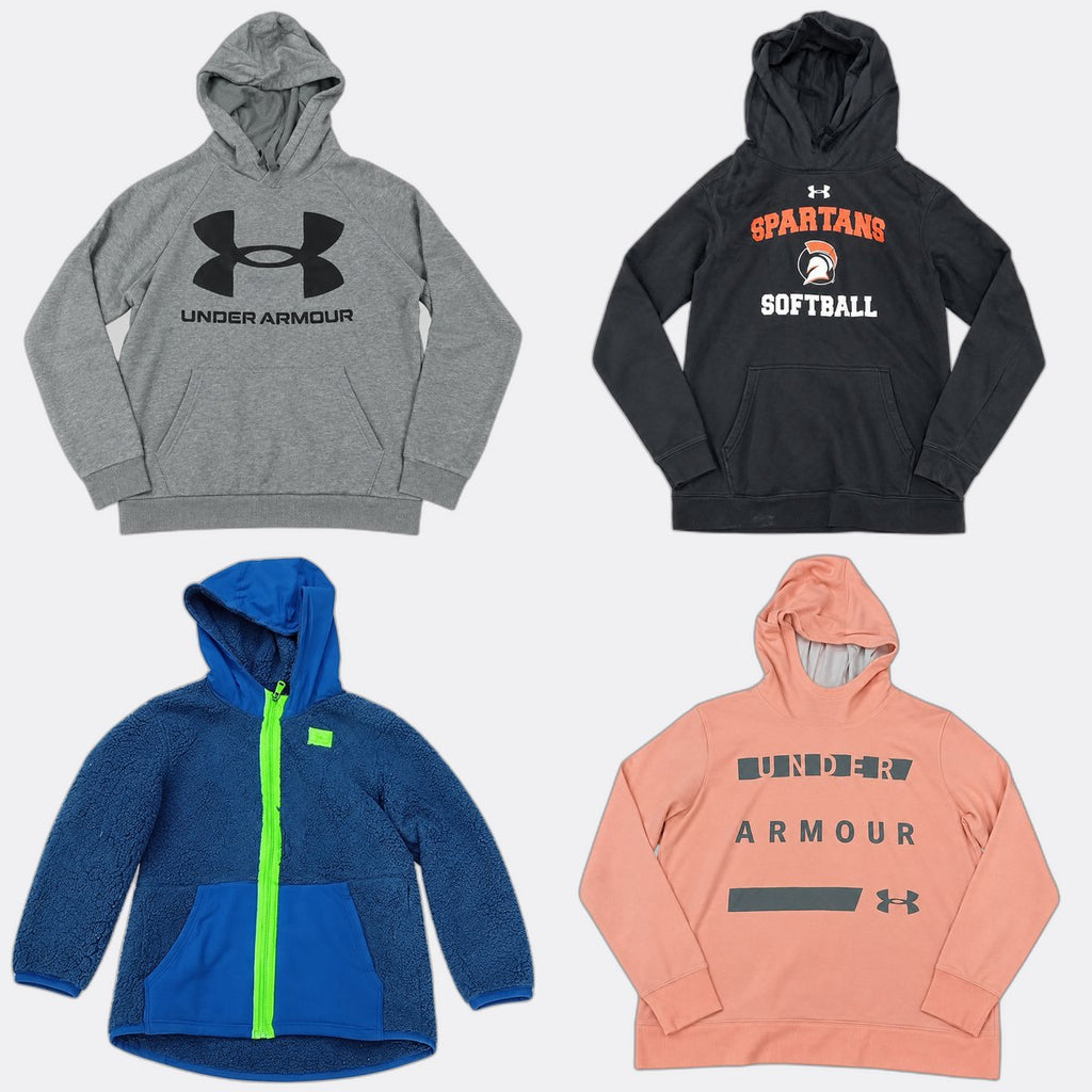  Under Armour Hoodies Bundle  in mixed sizes and colours, Grade A/B/C.