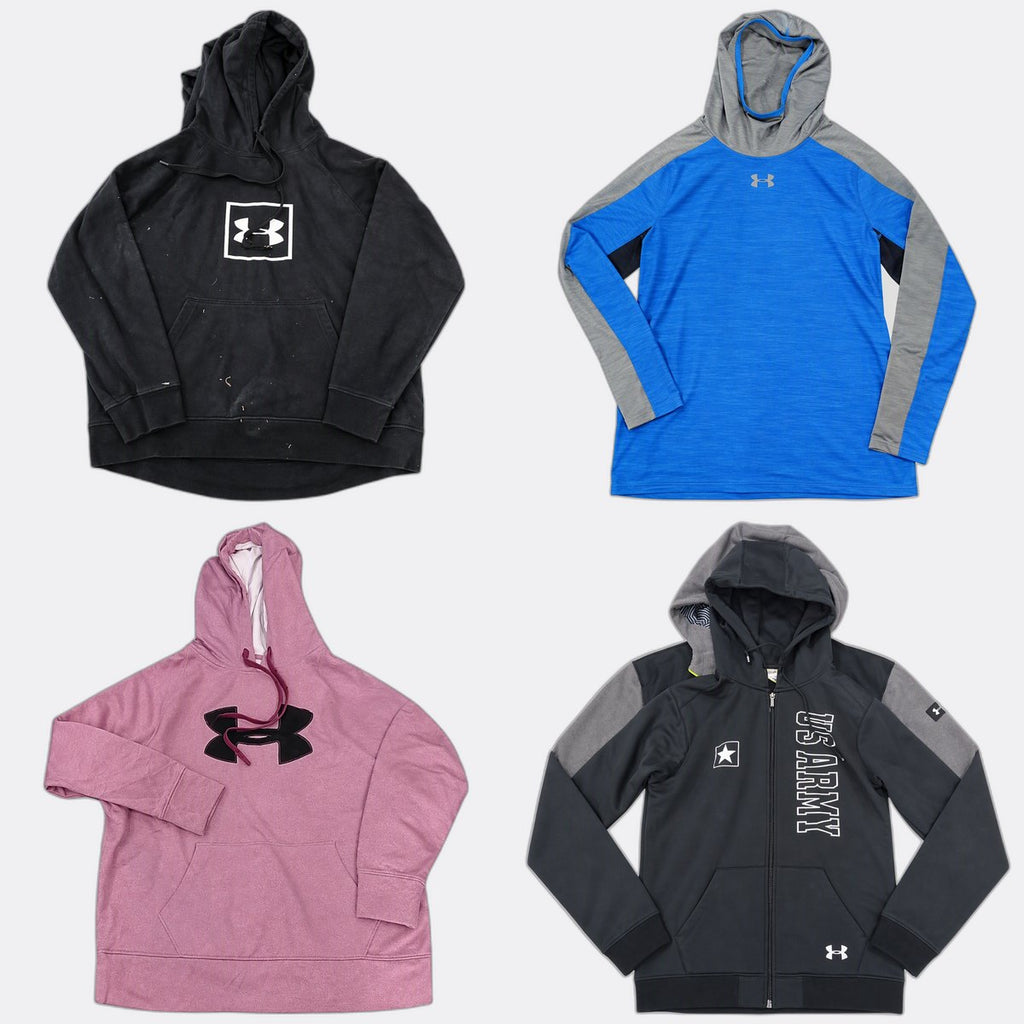 Under Armour Hoodies Bundle  in mixed sizes and colours, Grade A/B/C.
