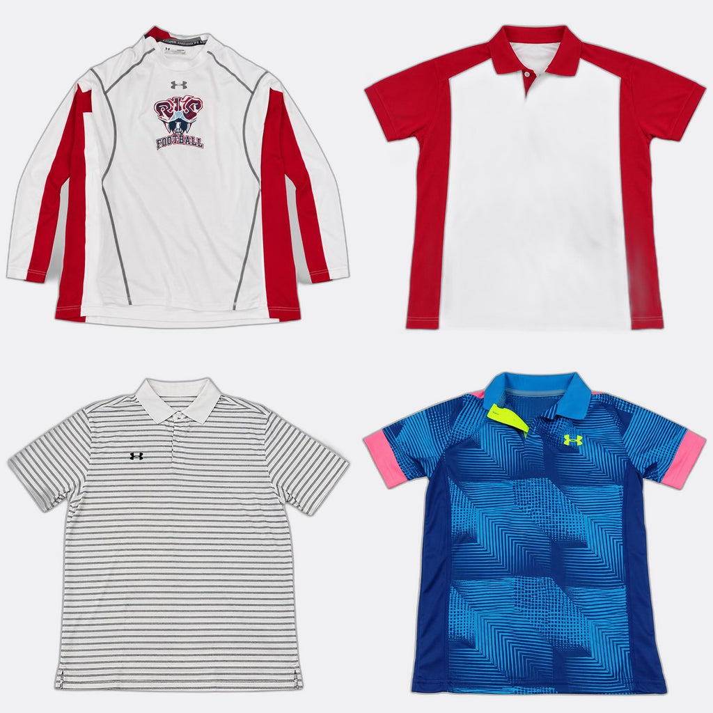 Under Armour T-Shirts and Trousers Bundle  in mixed sizes and colours, Grade A/B/C.