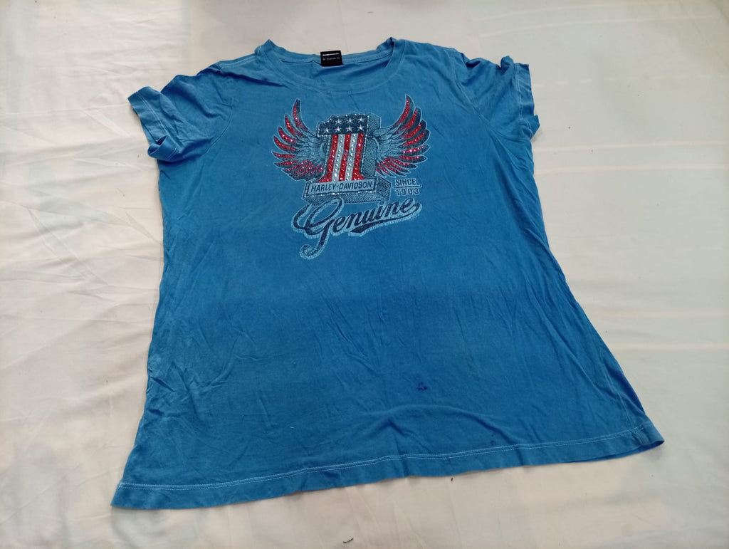 Vintage Harley Baby Tees Bundle in mixed sizes and colours. Grade A/B/C. 