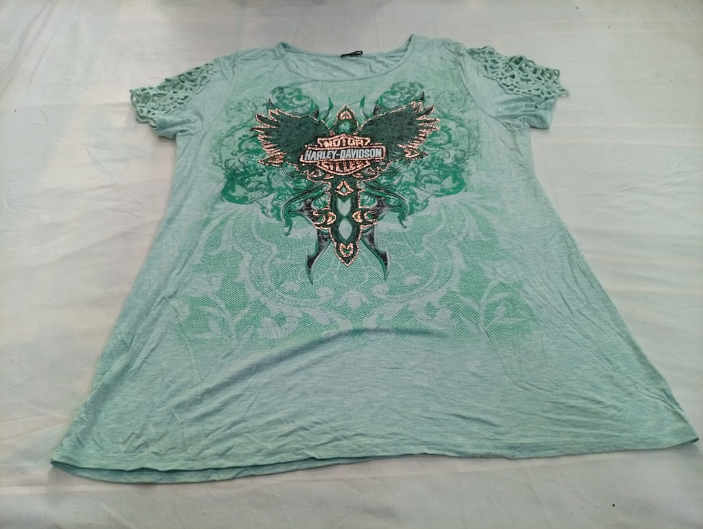Vintage Harley Baby Tees Bundle in mixed sizes and colours. Grade A/B/C. 