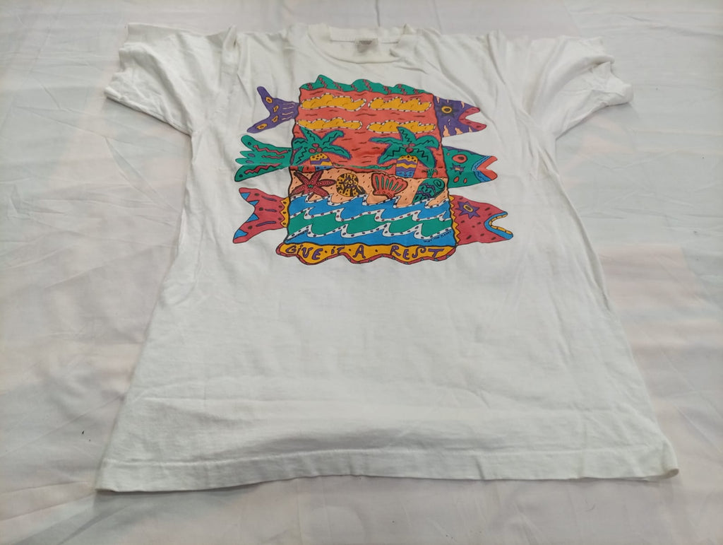 Vintage Single Stitch T-Shirts Bundle  in mixed sizes and colours, Grade B/C.