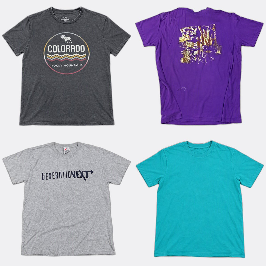 Vintage Single Stitch T-Shirts Bundle in mixed sizes and colours. Grade B/C. 