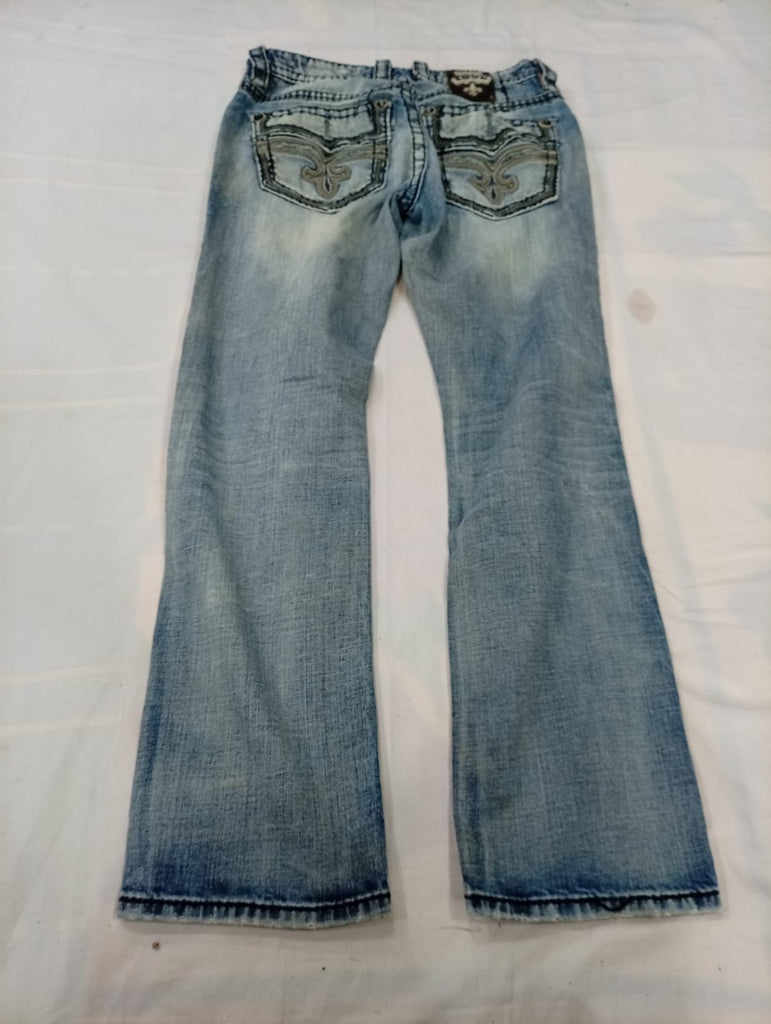 Vintage True Religion and Rock Revival Men Jeans Bundle in mixed sizes and colours. Grade B/C.