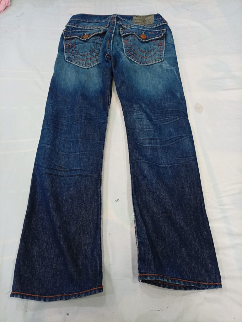 Vintage True Religion and Rock Revival Men Jeans Bundle in mixed sizes and colours. Grade B/C.