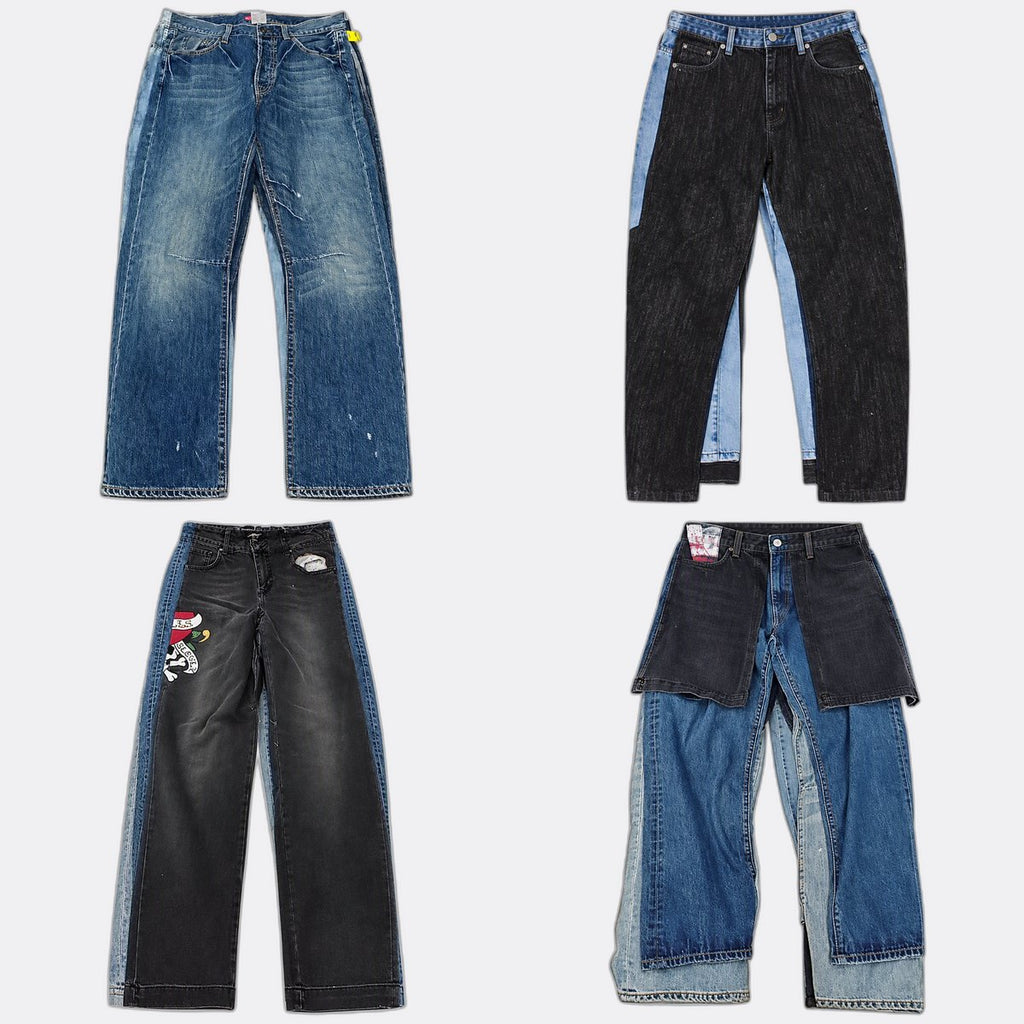 Vintage Designer Ed Hardy and Rocawear Men Jeans Bundle in mixed sizes and colours. Grade B/C. 
