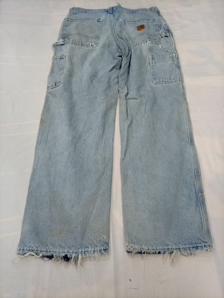 Vintage Carhartt Denim Jeans Bundle in mixed sizes and colours. Grade C. 