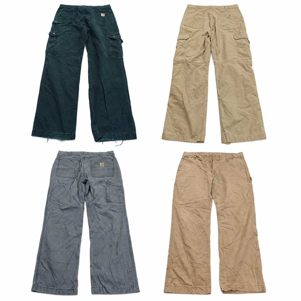 Vintage Carhartt Carpenter Trousers Bundle in mixed sizes and colours. Grade C.