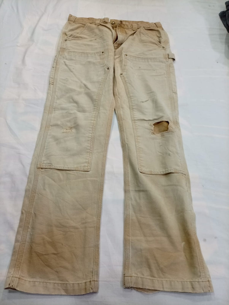 Vintage Carhartt Double Knee Trousers Bundle in mixed sizes and colours. Grade C.