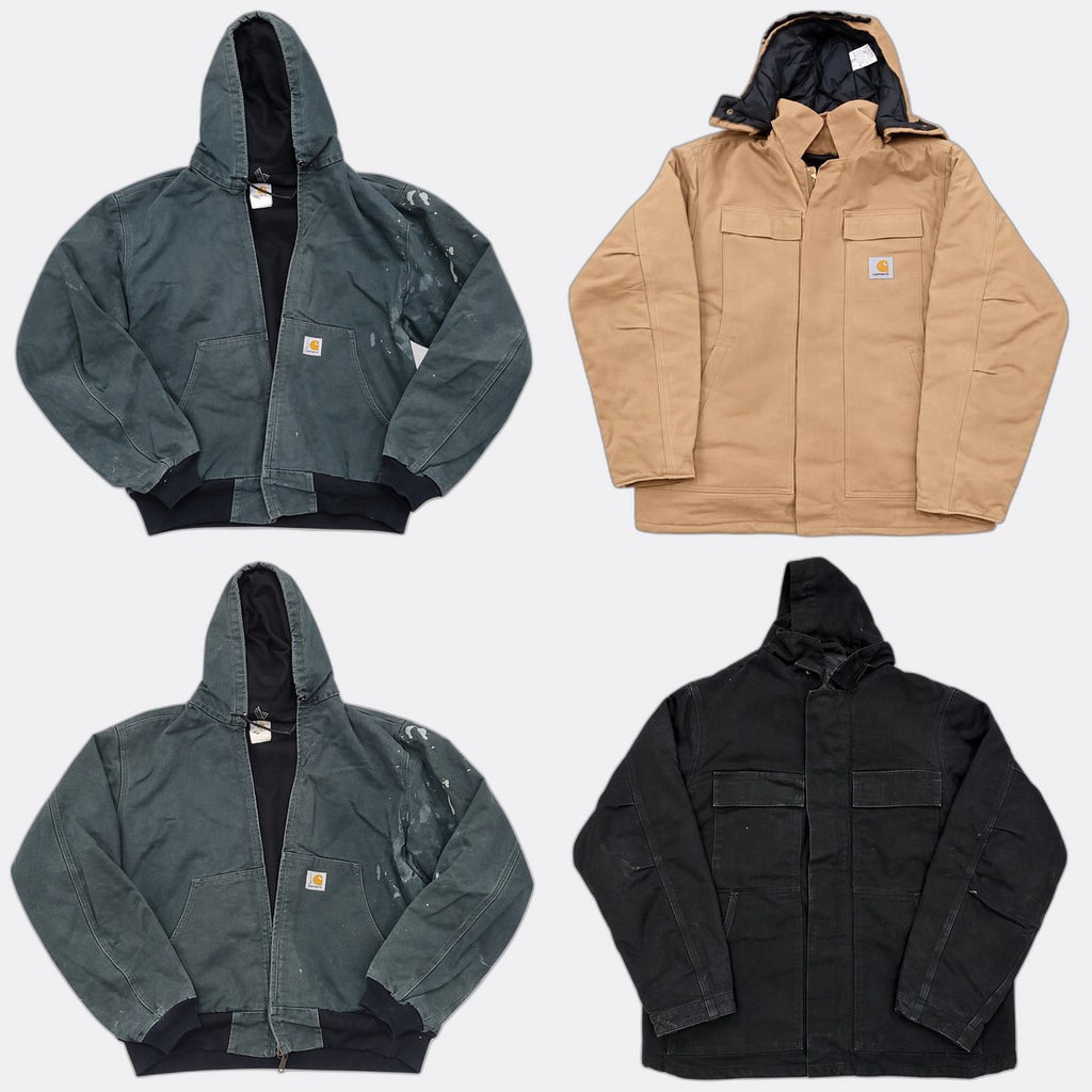Vintage Carhartt Jackets Bundle in mixed sizes and colours. Grade A/B/C.