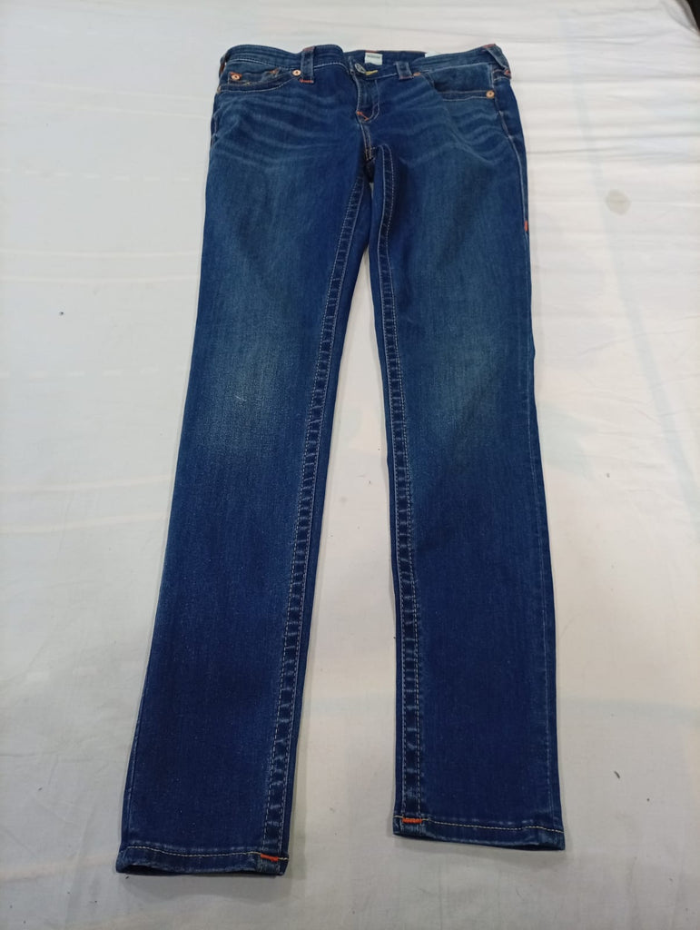  Vintage True Religion Flare and Straight Jeans  in mixed sizes and colours, Grade A/B/C.