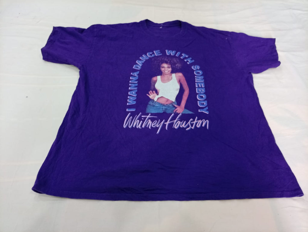  Vintage Music T-Shirts Bundle  in mixed sizes and colours, Grade A/B/C.