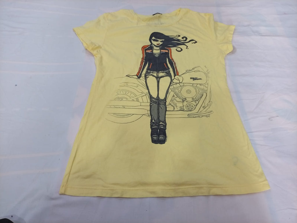 Vintage Harley Baby Tees  in mixed sizes and colours, Grade A/B/C.