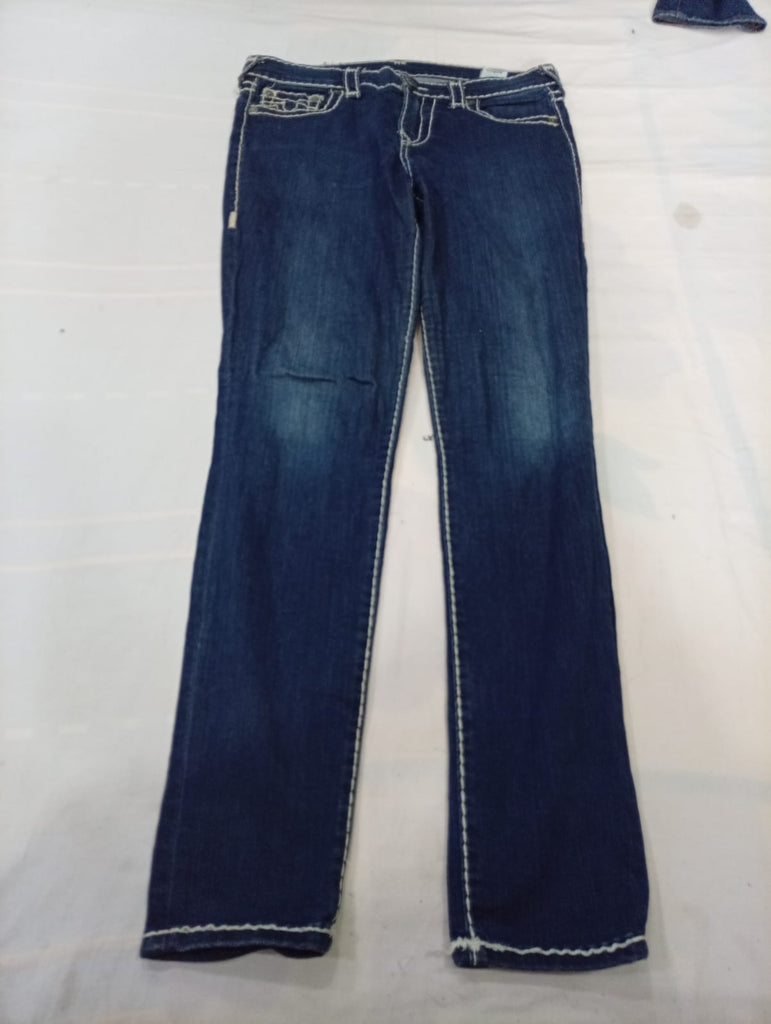 Vintage True Religion Flare and Straight Jeans Bundle  in mixed sizes and colours, Grade A/B/C.