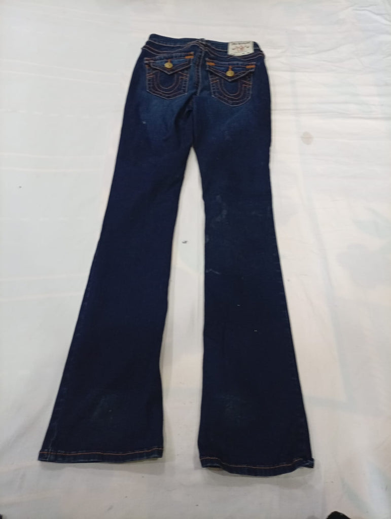 Vintage True Religion Flare and Straight Jeans Bundle  in mixed sizes and colours, Grade A/B/C.