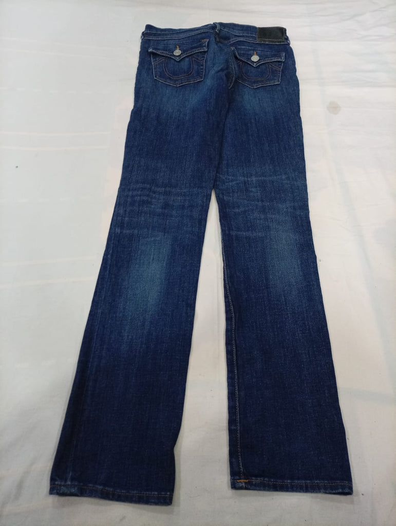 Vintage True Religion Flare and Straight Jeans Bundle  in mixed sizes and colours, Grade A/B/C.