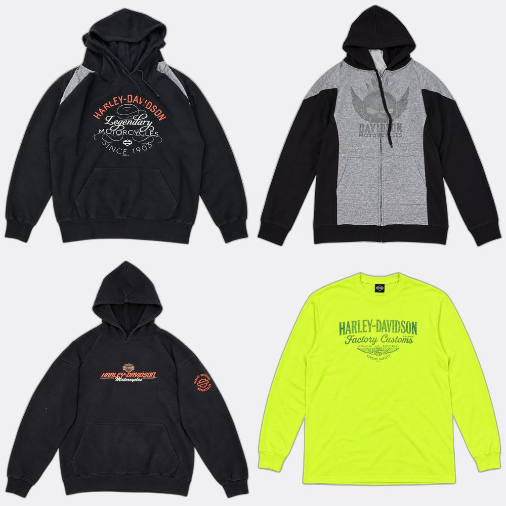  Vintage Hoodies and T-Shirts Bundle  in mixed sizes and colours, Grade A/B/C.