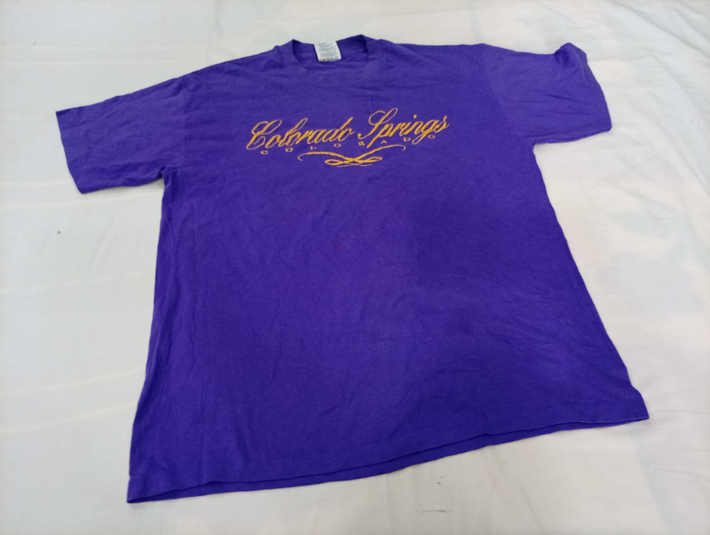 Vintage Single Stitch T-Shirts Bundle  in mixed sizes and colours, Grade A/B/C.