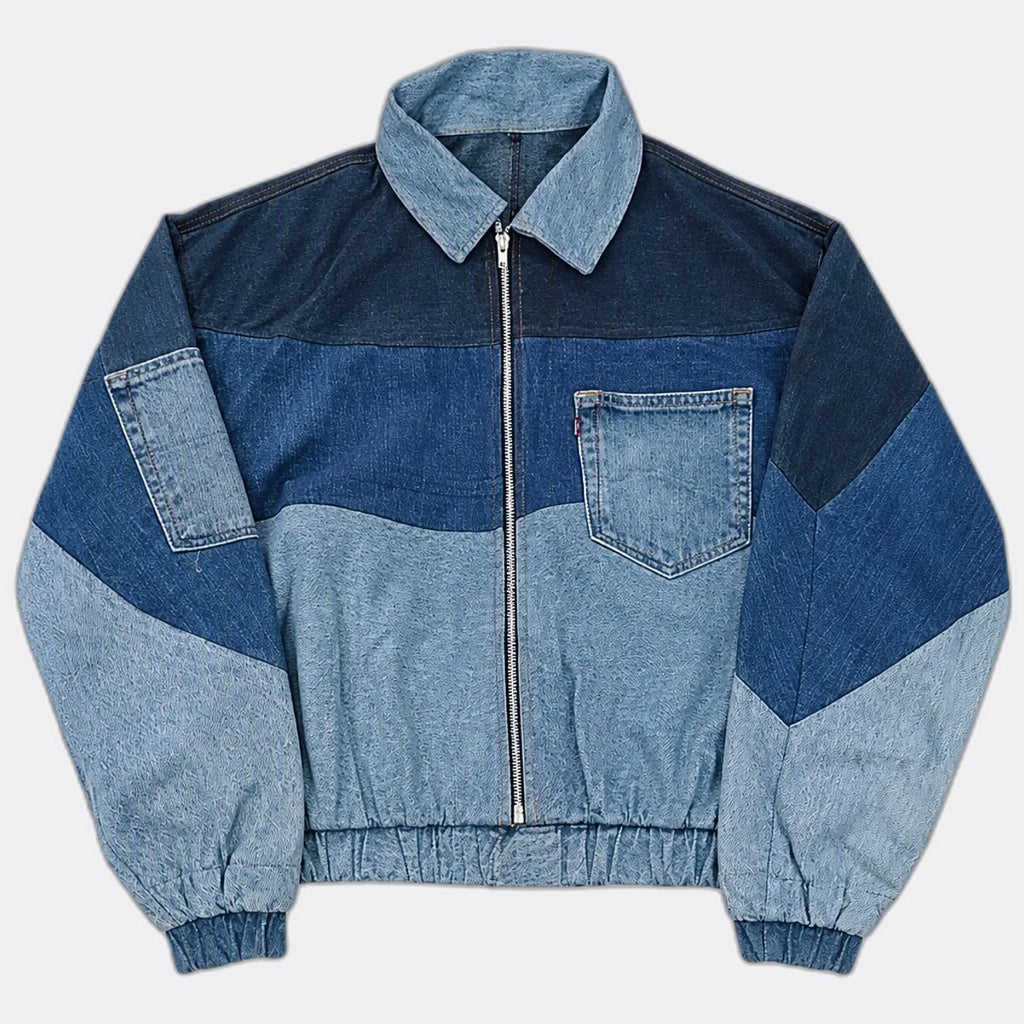 Upcycled Levi's Crop Jackets Bundle in mixed sizes and colours. Grade A/B/C.