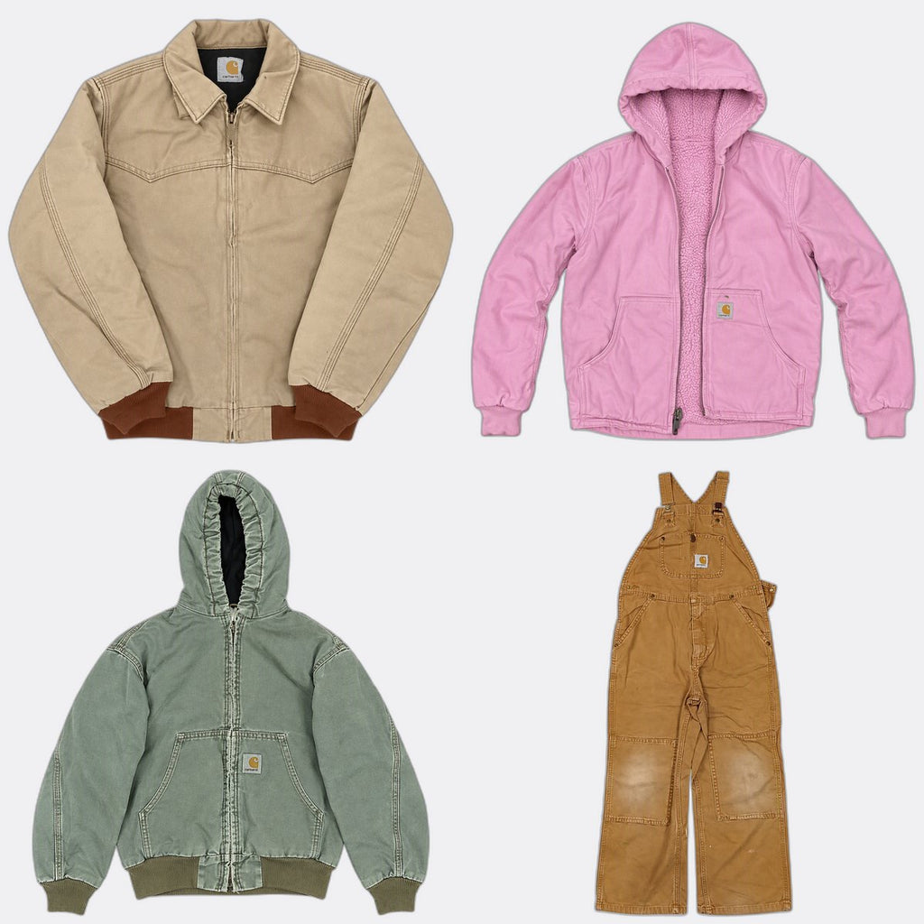 Vintage Carhartt Mix Bundle in mixed sizes and colours. Grade C.