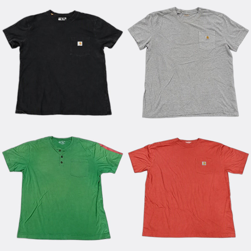 Vintage Carhartt T-Shirts Bundle in mixed sizes and colours. Grade B/C.