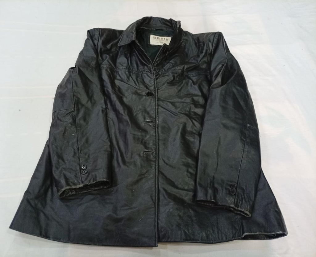 Vintage Leather Jackets Bundle in mixed sizes and colours. Grade A/B/C.