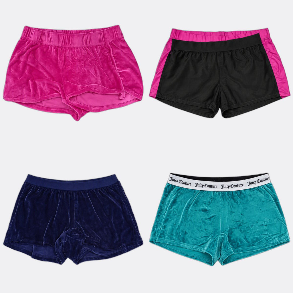 Y2K Juicy Shorts Bundle in mixed sizes and colours. Grade A/B/C.