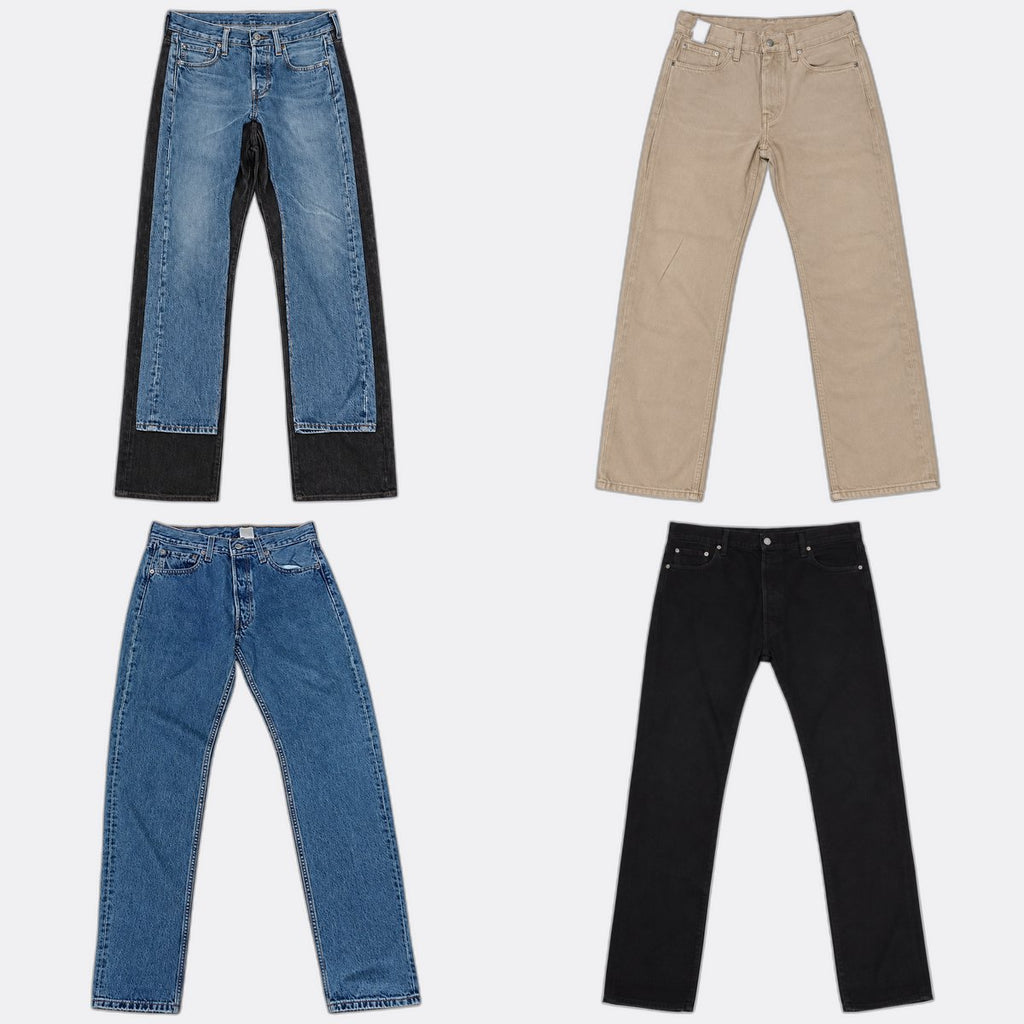 Vintage Levi's Men Jeans Bundle  in mixed sizes and colours, Grade A/B/C.