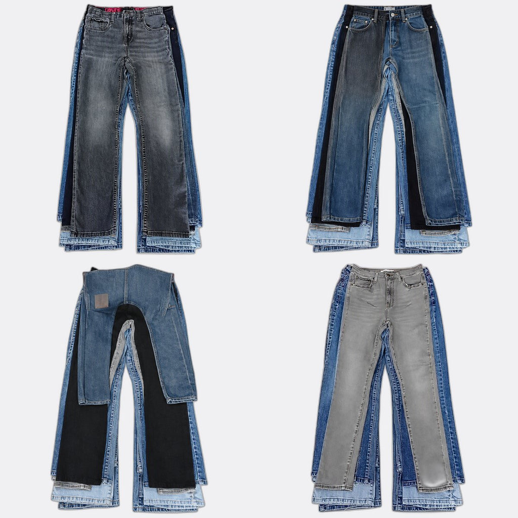 Vintage Levi's Women Jeans Bundle  in mixed sizes and colours, Grade A/B/C.