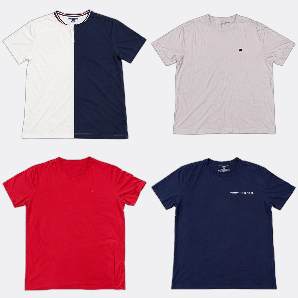 Vintage Tommy Hilfiger T-Shirts Bundle  in mixed sizes and colours, Grade A/B/C.