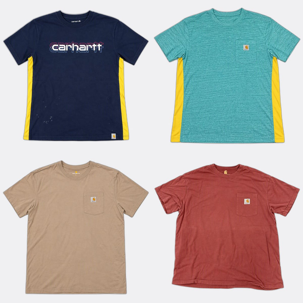 Vintage Carhartt T-Shirts Bundle  in mixed sizes and colours, Grade B/C.