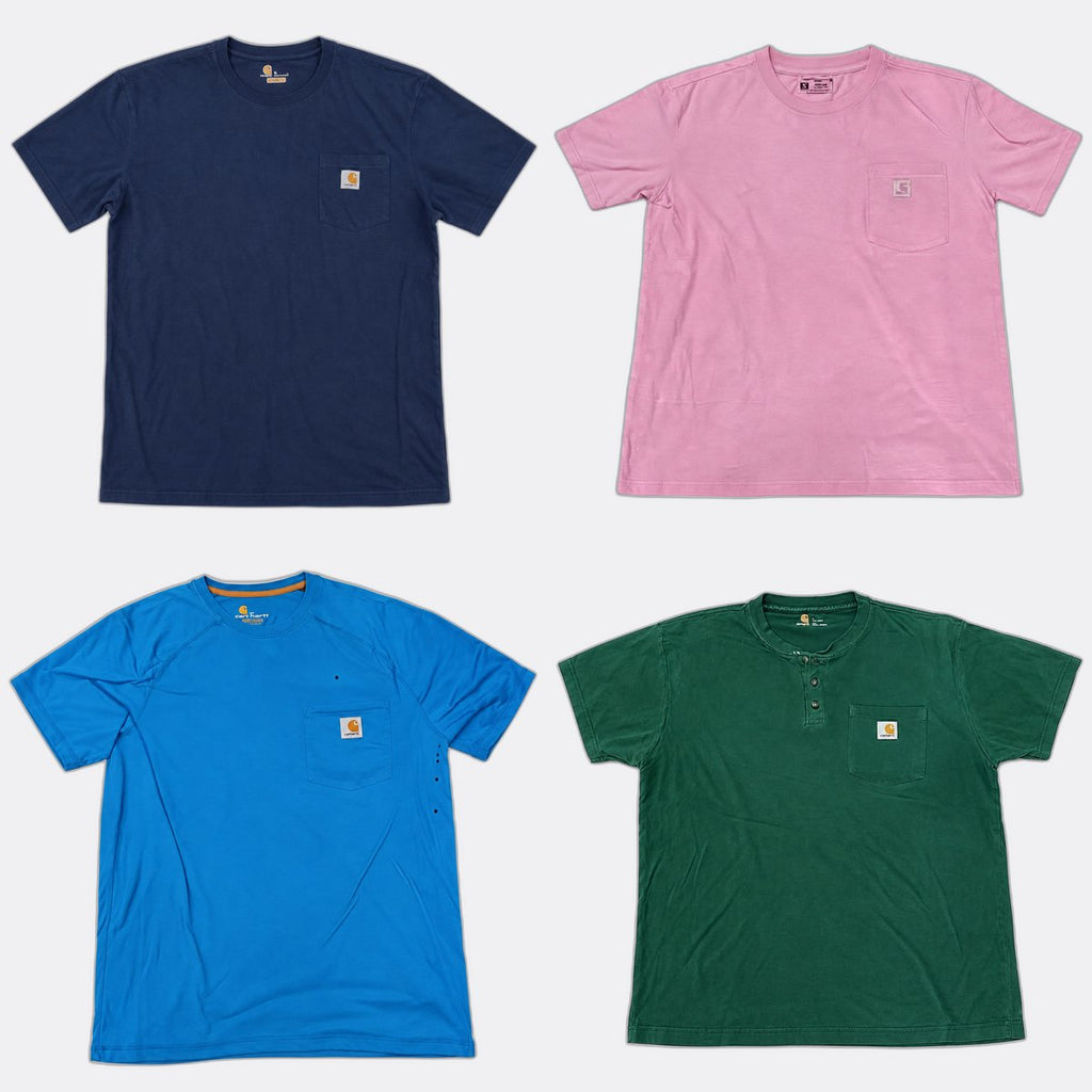 Vintage Carhartt T-Shirts Bundle  in mixed sizes and colours, Grade B/C.