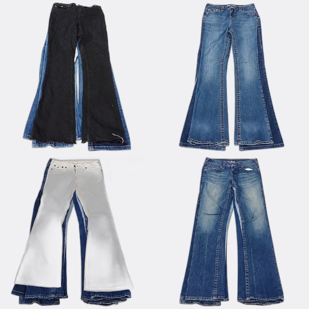 Vintage True Religion Women Jeans Bundle  in mixed sizes and colours, Grade A/B/C.