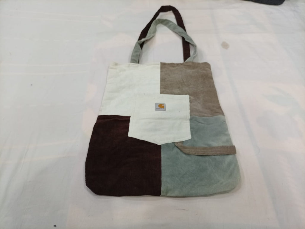 Upcycled Carhartt Corduroy Bags Bundle  in mixed sizes and colours, Grade A/B/C.