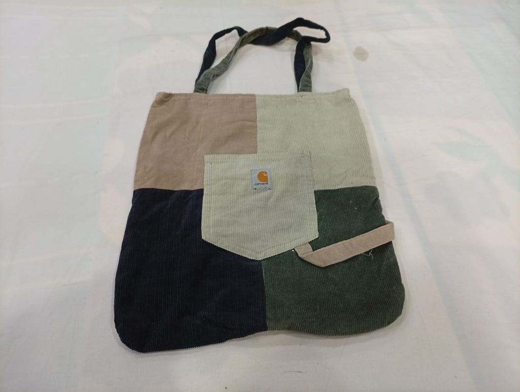 Upcycled Carhartt Corduroy Bags Bundle  in mixed sizes and colours, Grade A/B/C.