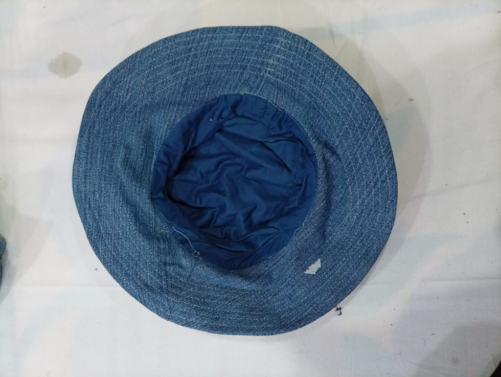 Upcycled Denim Hats Bundle in mixed sizes and colours. Grade A/B/C.
