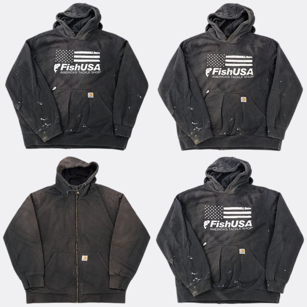 Vintage Carhartt Hoodies Bundle  in mixed sizes and colours, Grade C.