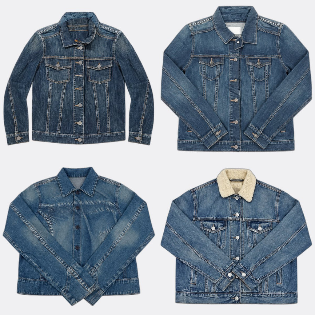 Y2K Denim Jackets Bundle  in mixed sizes and colours, Grade A/B/C.