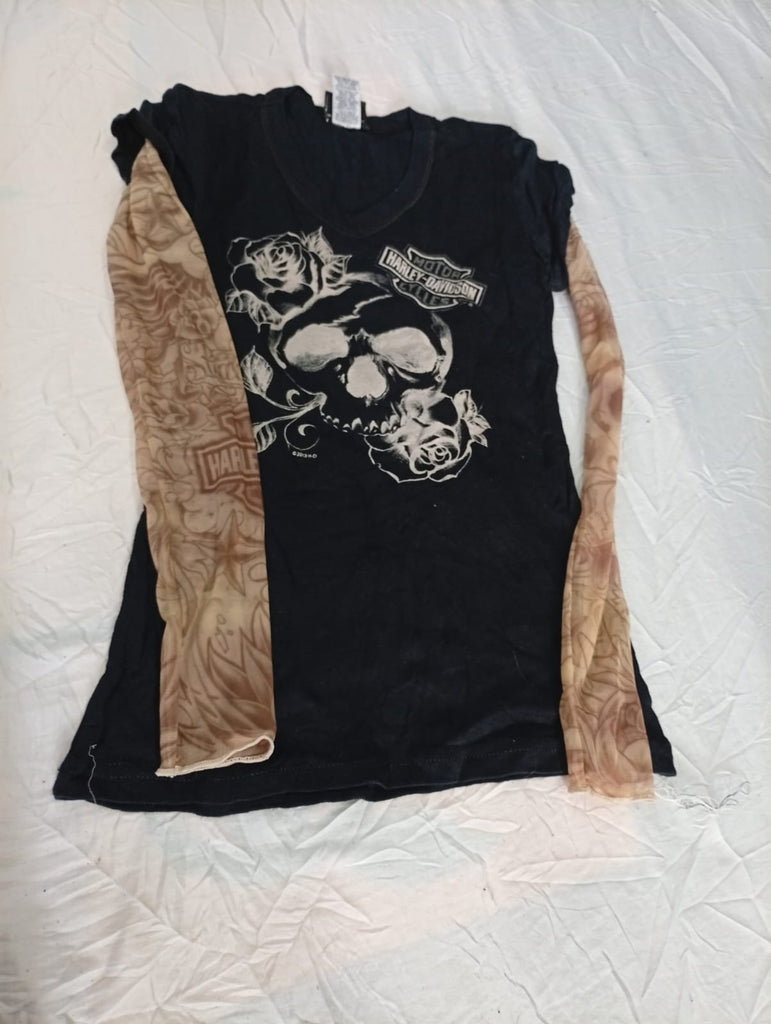 Vintage Harley Baby Tees Bundle in mixed sizes and colours. Grade A/B/C.