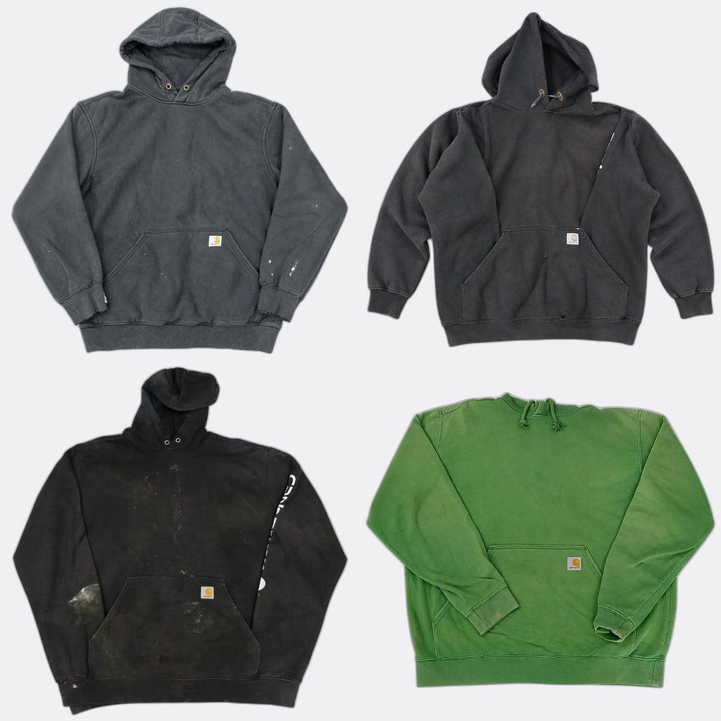 Vintage Carhartt Hoodies Bundle in mixed sizes and colours. Grade C.