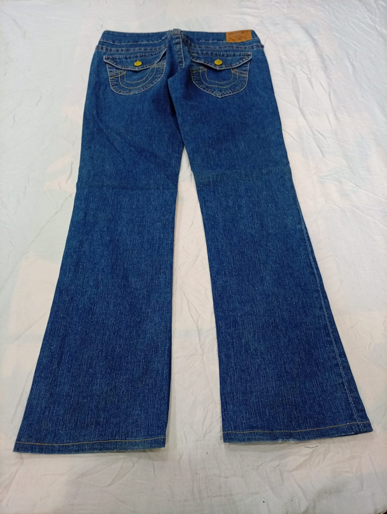 Vintage True Religion Men and Women Jeans Bundle in mixed sizes and colours. Grade B/C.