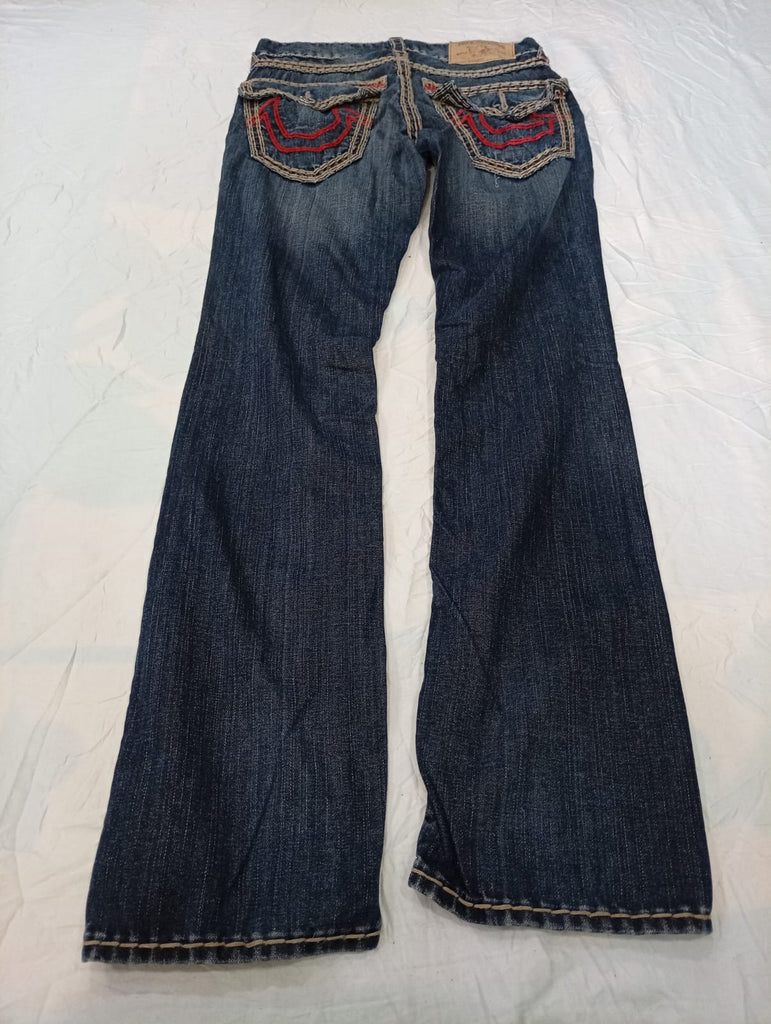 Vintage True Religion Men and Women Jeans Bundle in mixed sizes and colours. Grade B/C.