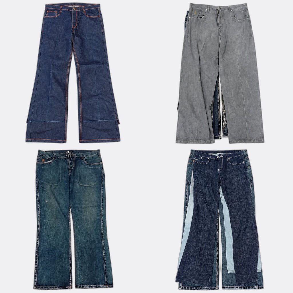 Vintage Designer Men Jeans Bundle in mixed sizes and colours. Grade B/C.